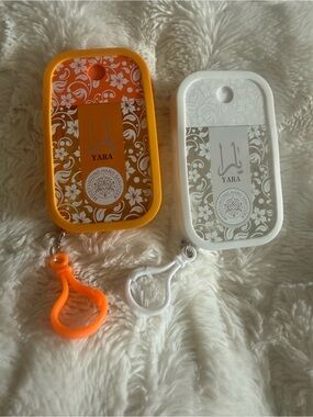 Yara portable hand sanitizer with convenient clip. 2 pc GREAT FOR BACK TO SCHOOL